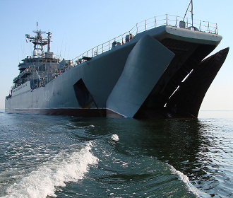 ВСУ атаковали "Нептуном" корабль "Константин Ольшанский", захваченный в 2014 году в Крыму