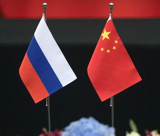 Китай Россия флаги