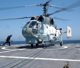 В оккупированном Крыму уничтожен российский вертолет Ка-27