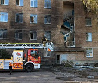 В Киеве российский дрон попал в школу